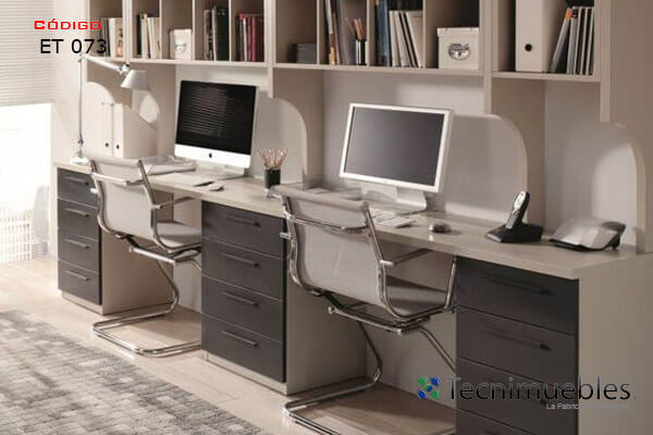 Modern and discreet work desk