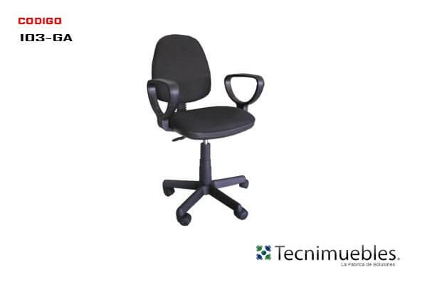 Secretarial Chair with Armrests