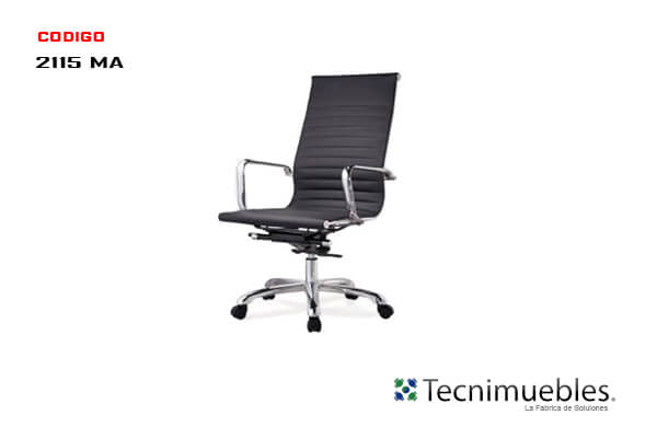 Contemporary Executive Chair with Armrests