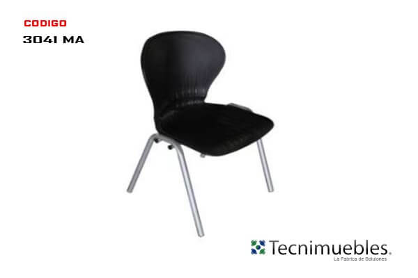Retro Black Waiting Chair