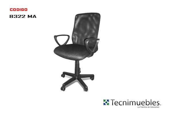 Secretarial Chair with Black Mesh