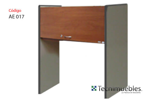 Self-Supported wall cabinet with folding door