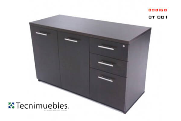Credenza with doors and drawers