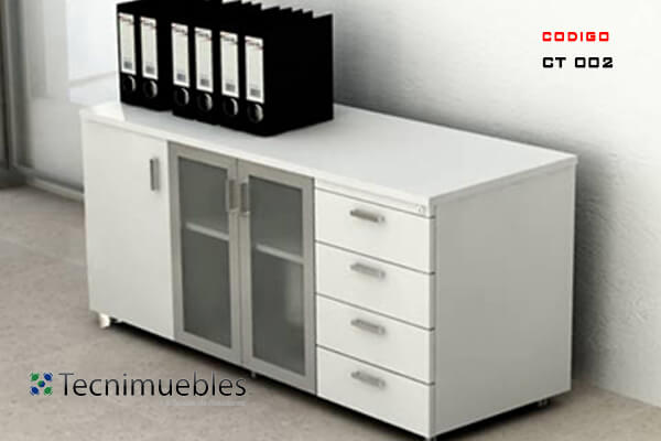 Credenza with doors and drawers