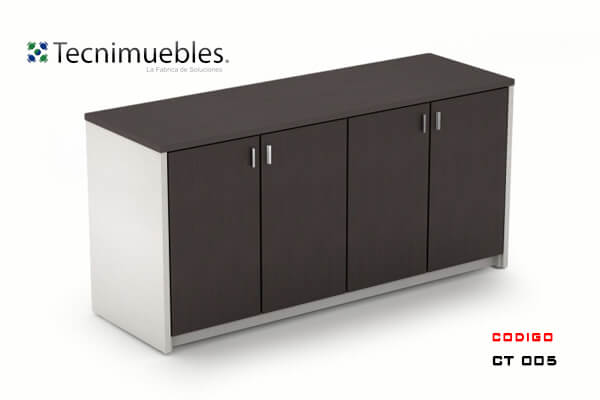 Credenza with four doors