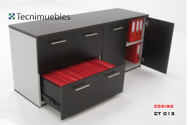 Credenza with side doors
