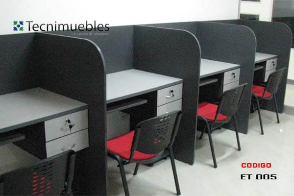 Workstation with cabinets