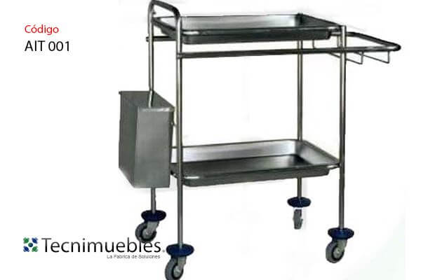 Utility cart with trays