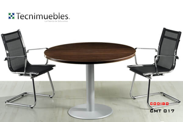 Round Table with Metal Base