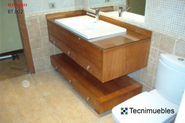Bathroom Furniture Divided into two Pieces