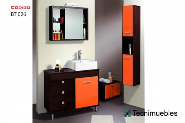 Bathroom Furniture with Pedestal Supports