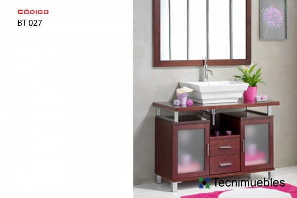 Bathroom Furniture with Pedestal Support Design