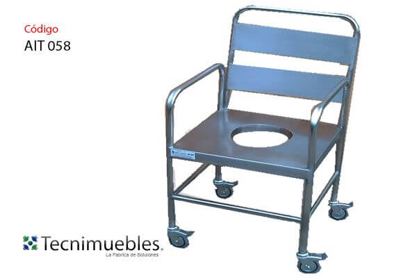 Hospital potty chair