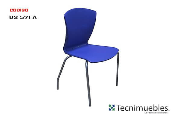 Blue Fly-style Waiting Chair