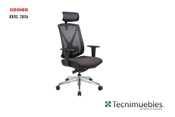 Ergonomic Palermo Chair with Aluminum Base