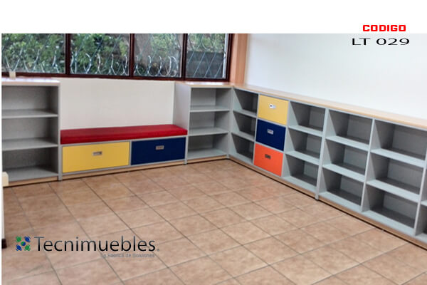 Bookshelf with drawers