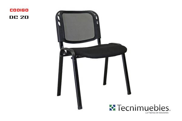 Waiting Chair with Damask-fabric Seat