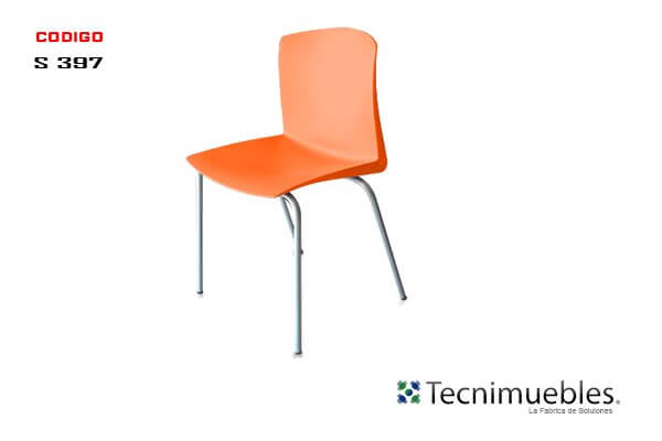 Orange Waiting Chair