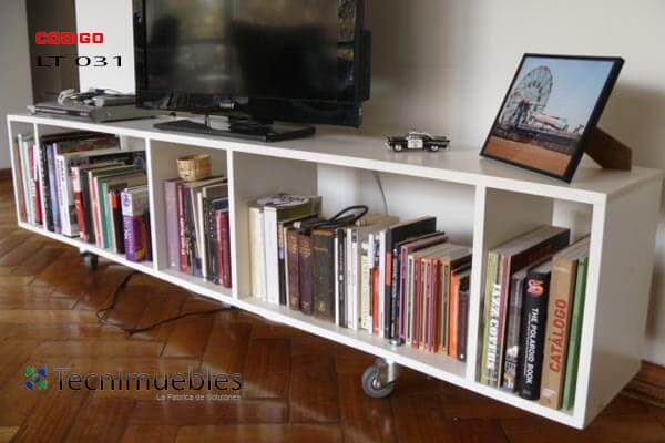 Bookshelves with doors