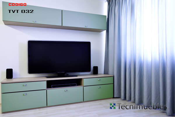 Television furniture with overhead cabinets