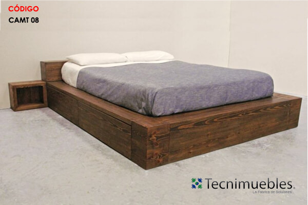Cama con gavetas