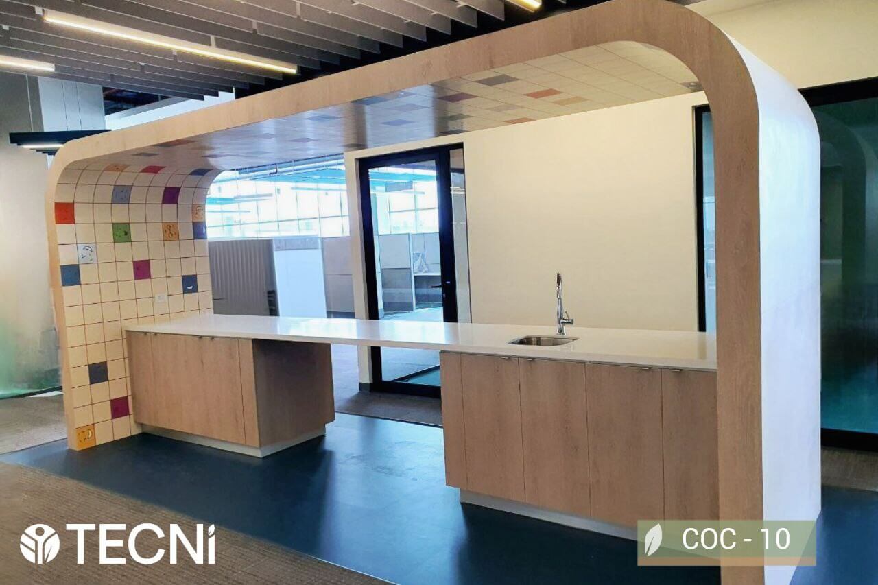 Cocineta línea contemporánea para empresas - Cliente Teradyne